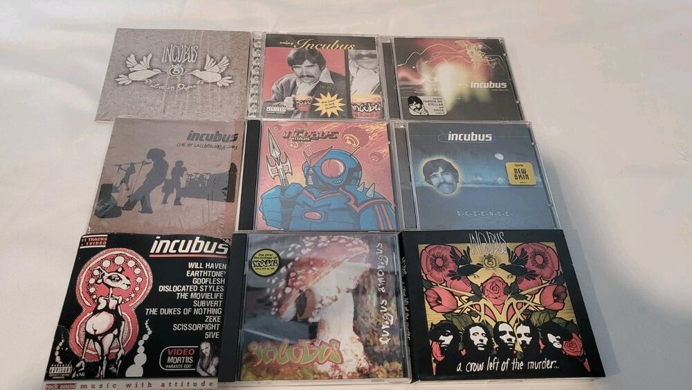 Incubus 9 CD Lot Live Japan Lollapalooza 2003 S.C.I.E.N.C.E. Fungus Amongus